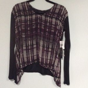 Eric + Lani Girl Crush High Low Top Horse Print